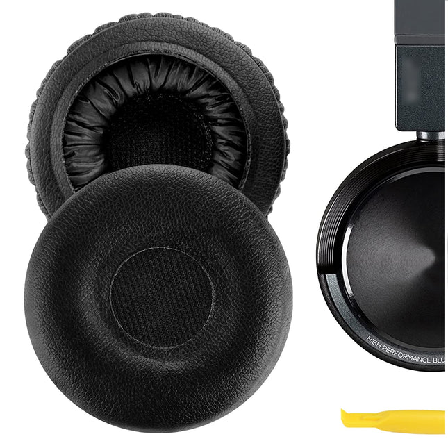 Geekria QuickFit proteiinist nahast vahetuskõrvapadjad AKG Y40 Y45 Y45BT kõrvaklappidele, kõrvapatjadele, peakomplekti kõrvapadjadele, remondiosad (mustad)