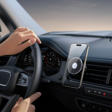 Lamicall Car Phone Holder for MagSafe Car Mount - [2025 Matte Design] Strong Magnetic Phone Holder Car Vent, Car Phone Mount Magnet for iPhone 16 15 14 13 12 Pro Max, All Smartphones