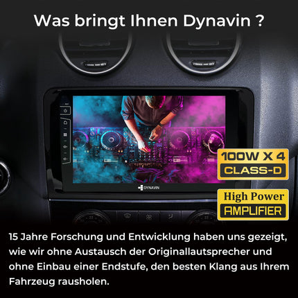DYNAVIN Androidi autoraadio ja navigatsioonisüsteem Mercedes ML W164 2005-2011 GL X164 2006-2012 mudelitele: 9-tolline OEM-raadio juhtmevaba Carplay ja Android Auto funktsiooniga | Head-up ekraan | Sisaldab DAB+: D9-DF432 Premium