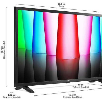 LG 32LQ63006LA televiisor 80 cm (32 tolli) Full HD televiisor (Google Assistant, 60 Hz, nutiteler) [mudeliaasta 2022], must