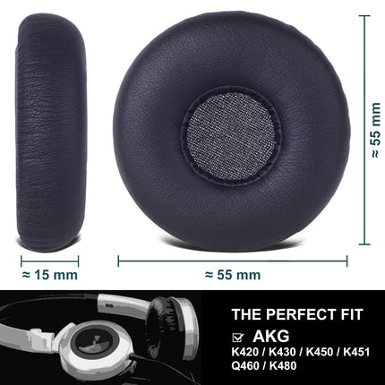 Replacement ear pads compatible with AKG K420 K430 K450 K451 Q460 K480 headphones