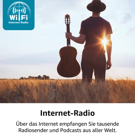 Karcher DAB 9000CDi internetiraadio CD-mängijaga (DAB+ / FM RDS, Wi-Fi ja Bluetooth, USB-port, AUX-IN, äratuskell kahekordse äratusega, integreeritud subwoofer) must