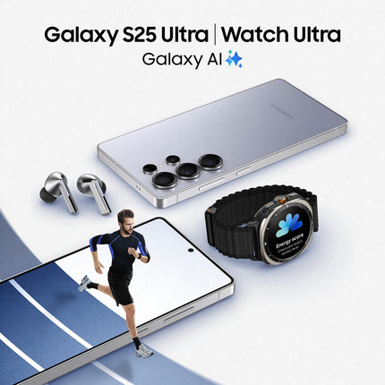 Samsung Galaxy S25 Ultra AI Smartphone with Galaxy AI, Unlocked, Android Phone, 12 GB RAM, 512 GB Storage, 200 MP Camera, Titanium Black, 3-Year Warranty [Exclusively on Amazon]