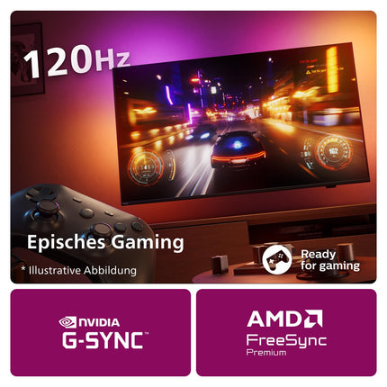 Philips Ambilight 65OLED759 4K OLED nutiteler - 65-tolline ekraan P5 AI Perfect Picture Ultra HD, Titan OS, Dolby Vision ja Dolby Atmosega, töötab Alexa ja Google Voice Assistantiga
