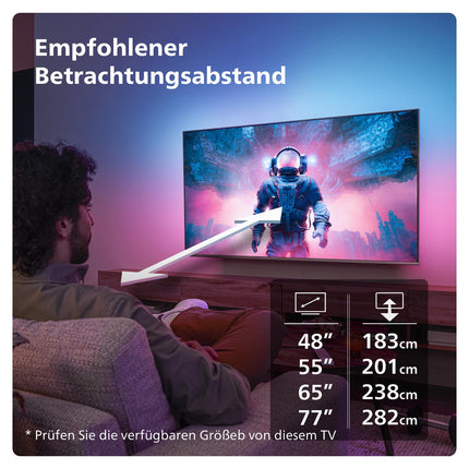 Philips Ambilight 65OLED759 4K OLED nutiteler - 65-tolline ekraan P5 AI Perfect Picture Ultra HD, Titan OS, Dolby Vision ja Dolby Atmosega, töötab Alexa ja Google Voice Assistantiga