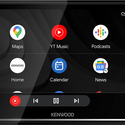 KENWOOD DMX7722DABS - 17,3 cm (6,8") digitaalne meedia AV-vastuvõtja juhtmevaba CarPlay ja Android Auto funktsiooniga (4x50W, DAB+/FM, BT, 3x eelväljundit 2,5 V, USB, iPod/iPhone'i juhtimine)