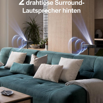 ULTIMEA 7.1.4-kanaliline heliriba Dolby Atmosega, tõeline kodukino ruumiline helisüsteem reguleeritava juhtmevaba subwooferiga, heliriba teleritele, Dolby Atmos helisüsteem, HDMI sisend/eARC väljund, Nova S90