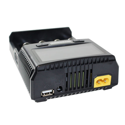 Nitecore SC4 4-pesaline professionaalne laadija Li-Ion, NiMH ja NiCd akude jaoks, LCD värviline ekraan