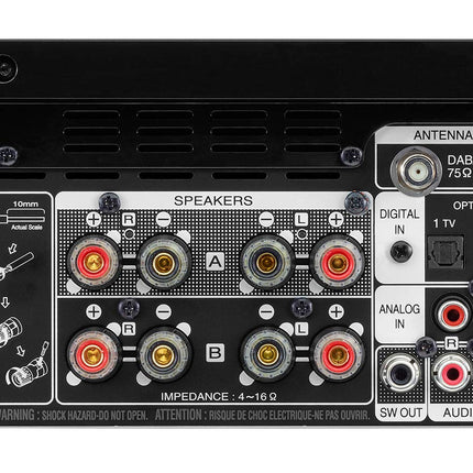 Marantz Melody X (M-CR612) HiFi system, CD player, DAB+ radio, music streaming, HEOS multiroom, Bluetooth &amp; AirPlay 2, Alexa compatible, 2 optical TV inputs