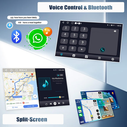 [Android 15] CAMECHO 2+64G 7-tolline autoraadio 1 DIN juhtmevaba Carplay puutetundliku ekraaniga navigatsiooniga raadio pikendatava manuaalse ekraaniga Bluetoothi, Android Auto, GPS, WiFi, DSP, FM/RDS, peegli link, SWC + tahavaatekaamera