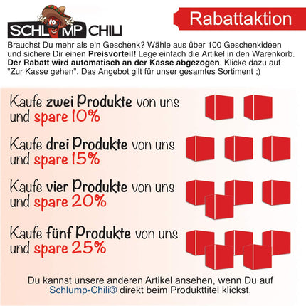 Schlump-Chili The hottest man in the world - A funny gift set for men e.g. for birthdays, Father's Day, Christmas, Easter, Valentine's Day