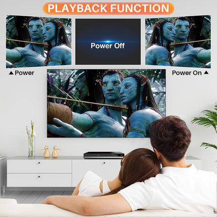 HD DVD-mängija HDMI-ühendusega, nutiteleri jaoks regioonivaba, HDMI/RCA väljundkaabel kaasas, katkestusmälu, sisseehitatud PAL/NTSC, CD-mängija koduseks kasutamiseks (mitte Blu-ray) (must)