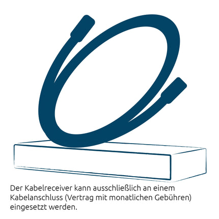 TechniSat HD-C 232 - HD-vastuvõtja digitaalse kaabeltelevisiooni jaoks (HDTV, DVB-C, HDMI, SCART, USB 2.0, RF sisend, RF väljund, EPG, kaugjuhtimispult) must