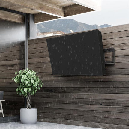 NONMON TV Cover for 50-52 inch TV, Outdoor TV Dust Cover Protective Case 600D Oxford PVC Coating Heavy Duty Waterproof Outdoor Screen Protector Universal Screen Protector for TV