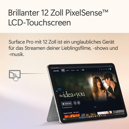 Microsoft Surface Pro | Copilot+ arvuti | 12-tolline LCD-puuteekraan | Snapdragon® X Plus | 16 GB RAM | 256 GB SSD | Uusim mudel, 1. väljaanne | Platinum