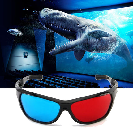 RMKbe 3D-filmimänguprillid, punase-sinised 3D-prillid, 3D-prillid, 3D-prillid, Anaglyph 3D-prillid kodukino mängudele, 6 tk pakis