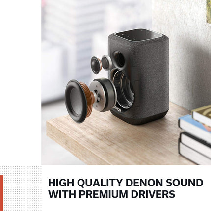 Denon AVR-S970H 7.2-channel AV receiver + Denon Home 150 multi-room speaker (black), HEOS Built-in, Wi-Fi, Bluetooth, AirPlay 2, Alexa voice control