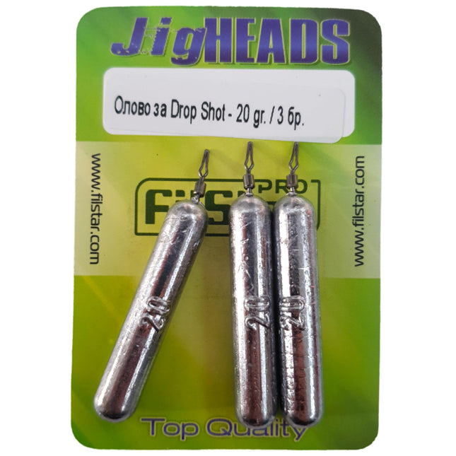 PRO FILSTAR Drop Shot juhtimisplii komplekt 3 tk 20g - Dropshot juhtimispliid - Kalapüügiraskuste komplekt pöörlitega - Kalapüügiraskused - Jigipead - Kalapüügiplii - Kalapüügikomplekt - Kalapüügiraskused - Kuulijuhtimisplii - Kalapüügitarvikute komplekt