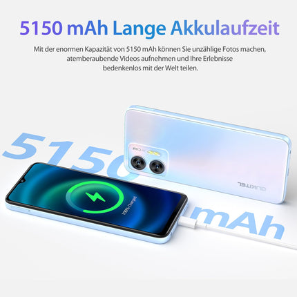 OUKITEL C36 (2024) mobiiltelefon ilma lepinguta, 12GB+128GB/1TB laiendatav, 5150mAh 6.56" HD+ ekraan 13 Android 14 odav nutitelefon 4G, kaheksatuumaline protsessor, 13MP panoraamkaamera, kaks SIM-kaarti 3 pesa, WiFi