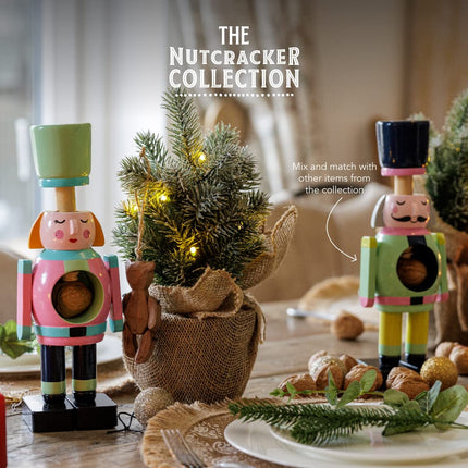 KitchenCraft KCXMNUTLADY puidust Pähklipureja kollektsioon, naistele, kinkekaardiga, segatud