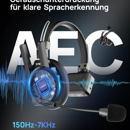 SYNCO XTALK XPRO9 juhtmevaba intercom-peakomplekt, 2,4 GHz täisdupleks, 24-tunnine aku tööiga, 500 m ulatus, reaalajas meeskonnasuhtlus, raadiointercom-kõrvaklapid