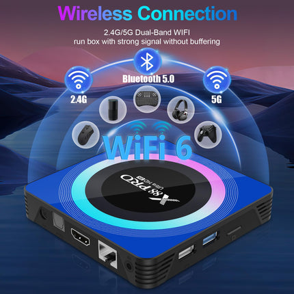 Android 13.0 teleriboks, Android Box 4GB RAM 64GB ROM RK3528 neljatuumaline 64-bitine Cortex-A53, Android TV Box toetab 2.4/5.0GHz WiFi6 BT5.0 HD 8K HDMI 2.0