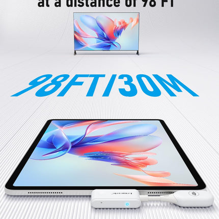 USB C HDMI juhtmevaba saatja ja vastuvõtja, Lemorele 5G USB-C HDMI juhtmevaba edastus 30M HDMI juhtmevaba laiendaja video/heli voogesitamiseks Macbookist/sülearvutist projektorisse/HDTV-sse kodukino/koosolekute/loengu jaoks