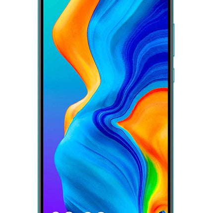 Huawei P30 Lite debloqué 4G nutitelefon (6,15 tolli - 128 GB - topelt nano-SIM - Android 9.0) paabulinnu sinine [Prantsuse versioon]