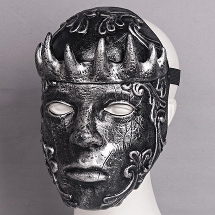 keland Hirmuäratav Halloweeni mask Jube kuristiku kuningakroonimask Veneetsia täismask (must)