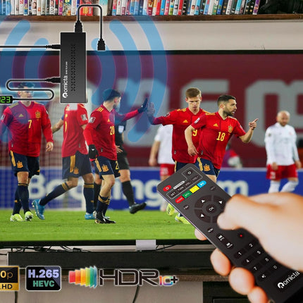 Romicta DVB-T2 vastuvõtja 2025 ja kaabelvastuvõtja DVB-C - H.265 HEVC FTA Full HD PVR, USB, HDMI, digitaalne maapealne TV tuuner, Full HD 1080p kõrglahutusega digitaalne vastuvõtja