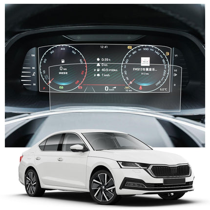 CDEFG ühildub Skoda Octavia 4 2020-2023 2024-ga, navigatsiooniekraanikaitse 4H kriimustuskindel 10,25-tolline GPS-ekraanikaitse Navi Film Octavia 4 NX lisatarvikud (PET)
