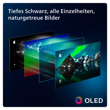Philips Ambilight 65OLED759 4K OLED nutiteler - 65-tolline ekraan P5 AI Perfect Picture Ultra HD, Titan OS, Dolby Vision ja Dolby Atmosega, töötab Alexa ja Google Voice Assistantiga
