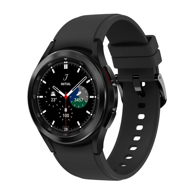 Samsung Galaxy Watch4 Classic, ümar LTE nutikell, Wear OS, pöörlev raam, fitnesskell, aktiivsusmonitor, 42 mm, must, sisaldab 36-kuulist tootjagarantiid [välja arvatud Amazonis]