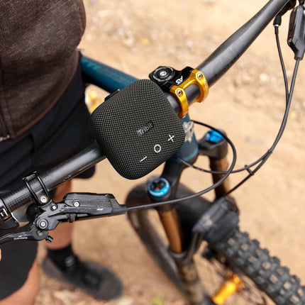 Tribit Bluetooth Portable Speaker StormBox Micro 2 IP67 waterproof with powerful wireless stereo pairing and built-in XBass for outdoor travel and cycling