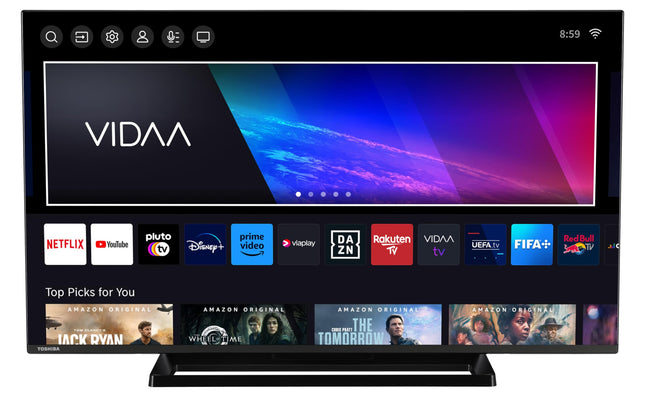 Toshiba 43LV3E63DAZ 43-inch TV/VIDAA Smart TV (Full HD, HDR, Triple Tuner, Bluetooth, Dolby Audio)