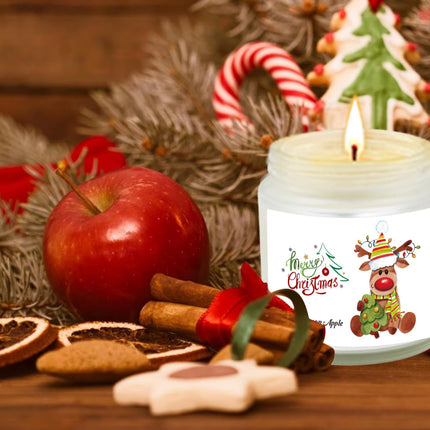 Christmas glass candles for women, 6 pack scented candles set, natural soy wax, aromatherapy candles for birthdays, Christmas candles for women, men, girlfriends, colleagues