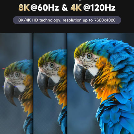ARISKEEN 8K HDMI 2.1 kaabel 10M, 48Gbps kiire nailonist punutud HDMI-kaabel, toetab 8K@60Hz, 4K@120Hz, ühildub PS5/4 teleri, monitori, Blu-ray heliriba, DVD sülearvutiga