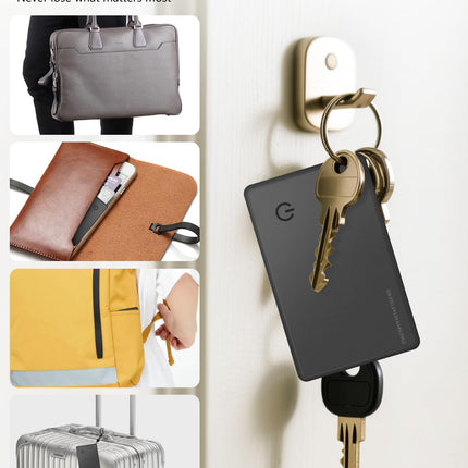2 tk Air Tag Card rahakoti jälgimiskaarti, 1,6 mm õhuke, veekindel nutikate Bluetooth-siltide esemete jälgimise leidja laadimiskaabliga, ühildub Apple Find My'ga (ainult iOS), kohvrite, kottide, passide ja pagasi jaoks.