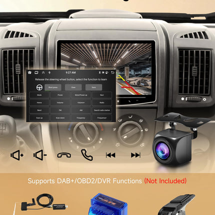 8-tuumaline 4G+64G juhtmevaba Carplay Android 13 autoraadio 1 DIN Android Auto GPS navigatsiooniga WiFi 10-tolline pööratav ekraan autoraadio peegli lingiga Bluetooth FM/RDS/DAB/EQ roolil juhtimine tahavaatekaamera
