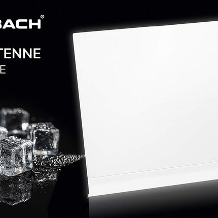 Oehlbach Flat Style One DVB-T2 HD antenn - digitaalne siseruumide antenn - aktiivse DVB-T võimendiga siseruumide antenn - must