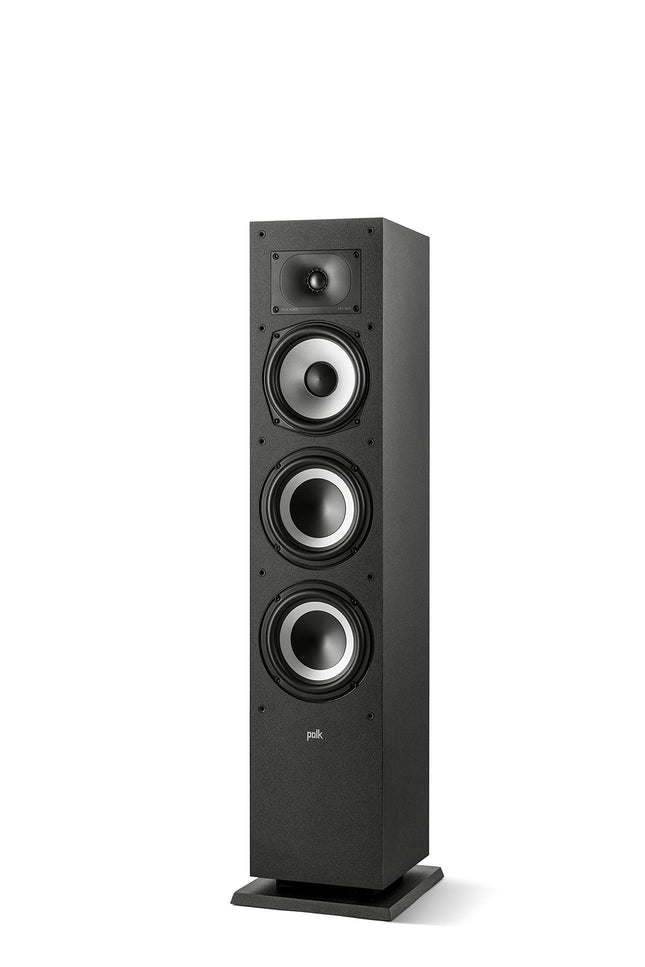 Polk Audio Monitor MXT60 kompaktne põrandakõlar, HiFi ja kodukino kõlar, Hi-Res sertifitseeritud, Dolby Atmos ja DTS:X ühilduv (tükk), must