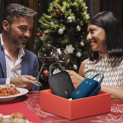 Tronsmart Mirtune H1 kaasaskantav Bluetooth-kõlar õue, 20 tundi mänguaega, vali heli ja võimas bass, sisseehitatud karabiin, IPX7, reguleeritav ekvalaiser, Bluetooth 5.3 (must)
