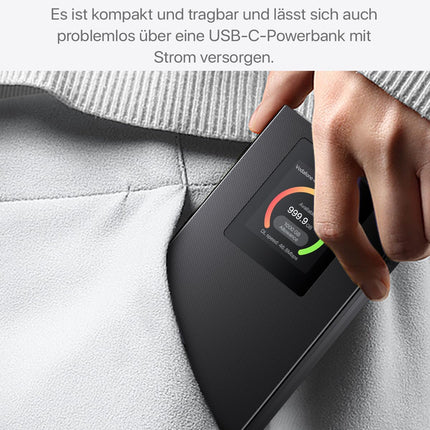 Tenda mobiilne WiFi ruuter LCD-ekraaniga, Wi-Fi 6 kaasaskantav leviala, 2100mAh aku, USB-C port, Plug &amp; Play, WPA3, 4G modem, MiFi, minisuuruses, ühildub lukustamata Nano SIM-kaartidega, MF6