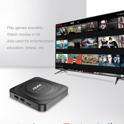 RUPA Android TV Box 11.0, 2025. aasta uusim nutiteleriboks 8 GB RAM 64 GB ROM RK3566 neljatuumaline protsessor toetab HD 3D 8K 2.4G/5.8Ghz WiFi BT 4.0 USB 3.0 LAN 1000M Android Box