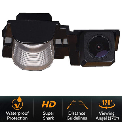 Rear view camera waterproof night vision car rear view camera parking aid reversing system, license plate light (black) for 2007-2018 Jeep Wrangler JK, JL, TJ, Rubicon, Sahara, Unlimited, Jeep Sport