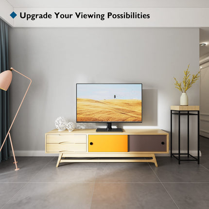 BONTEC universaalne telerikinnitus 26–55-tollistele LCD/LED/OLED/plasma/kumerteleritele, 45-kraadise pöördenurgaga, reguleeritava kõrgusega, maksimaalse kandevõimega 40 kg, max. VESA 400 x 400