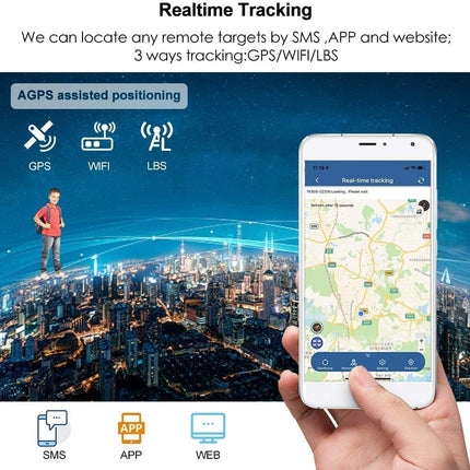 Micro GPS Tracker Magnet Realtime Mini GPS Locator Real Time Satellite Portable Location Tracker 1500mAh Battery, Geo-Fence Alarm Free App for Kids Motorcycle Car