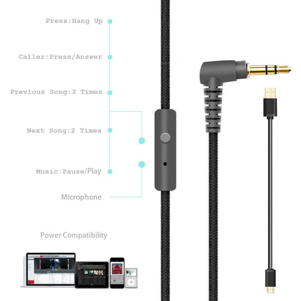 Riwbox Bluetooth kõrvaklapid, XBT-80 kokkupandavad juhtmevabad stereo kõrvaklapid mikrofoni ja helitugevuse regulaatoriga, kaabliga või ilma, arvuti/mobiiltelefonide/teleri jaoks (must ja kuldne)