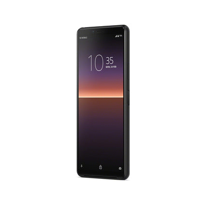 Sony Xperia 10 II nutitelefon (15,7 cm (6 tolli) Full HD+ OLED-ekraan, kolmekordne kaamerasüsteem, Android 10 SIM-kaardita, 4 GB muutmälu, 128 GB salvestusruumi, IP 65/68 sertifikaat) must