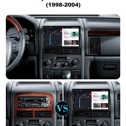 SXAUTO Android 14 IPS autoraadio Jeep Grand Cherokee WJ (1998-2004) jaoks - sisseehitatud CarPlay/Android Auto - TASUTA tahavaatekaamera - 2G+32G - roolil juhtimine DAB kiirkäivitusega WiFi DSP - 2 DIN 9-tolline